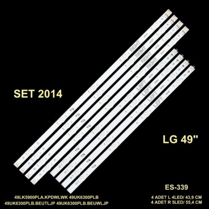 LG, 49LJ594V, 49UJ630V, LED. BAR, BACKLIGHT, NC490DUE-AAFX1-41-CA GAN01-1294A-P1 GAN01-1295A-P1 8 ADET